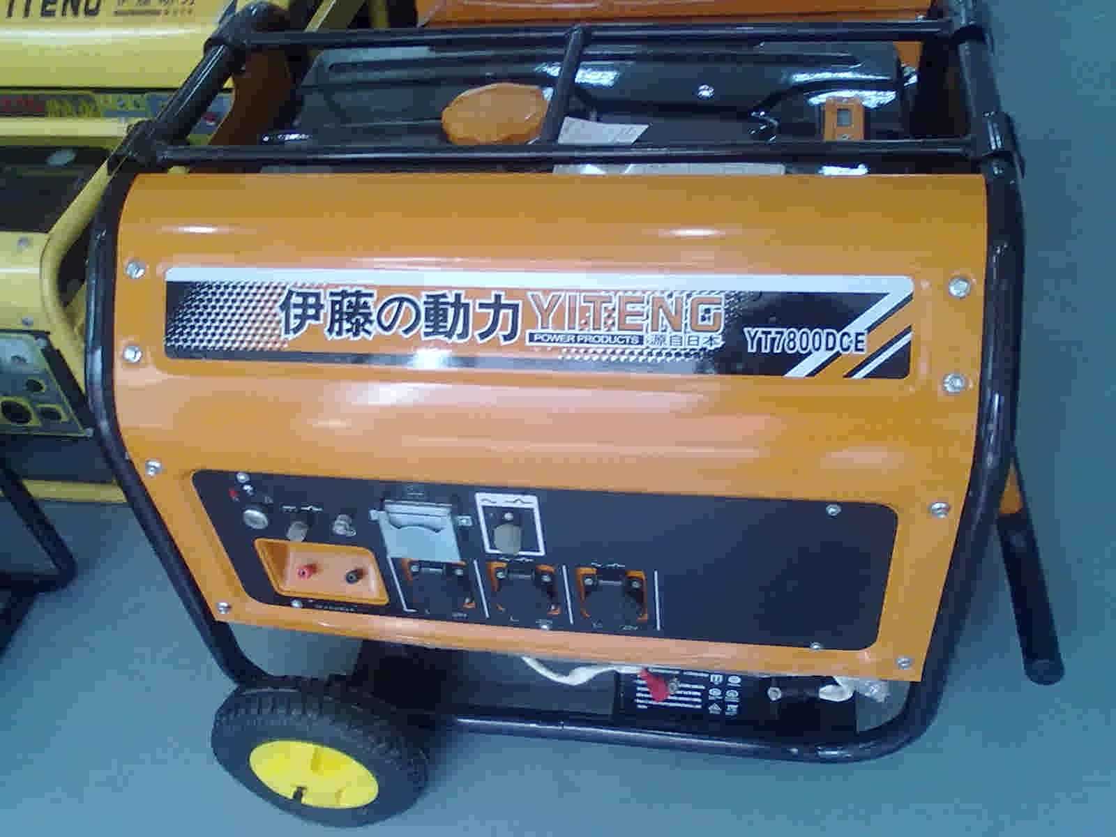 7千瓦便携式工业汽油发电机批发